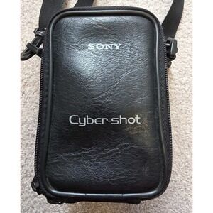 Vintage Sony Cyber-Shot Camera Leather Case Bag Only
